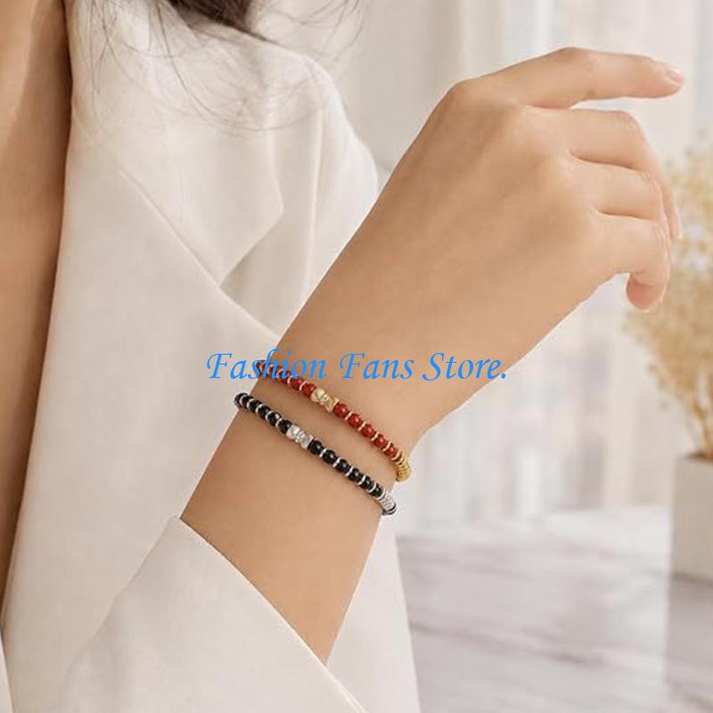 طقم أساور خرز مستديرة مع خرز م - مراجعة Coordinates Bracelet وسعره