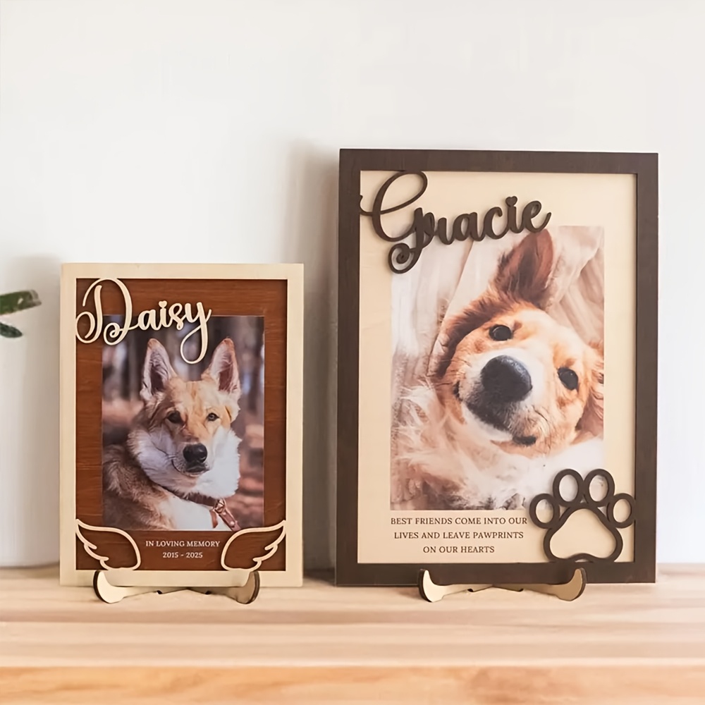 إطار صور خشبي مخصص للحيوانات ا - مراجعة Pet Portrait Custom وسعره